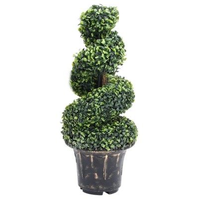 Gossi planta artificiala de cimisir cu ghiveci, verde, 89 cm, spirala foto