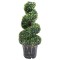 Gossi planta artificiala de cimisir cu ghiveci, verde, 89 cm, spirala