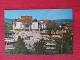 CPIB 23407 CARTE POSTALA - TARGU MURES, TEATRUL, NECIRCULATA, AUTOTURISM, AUTOBUZ