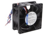 Ventilator axial DC 48VDC 80x80x38mm 220m3/h 71dBA