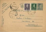 NI1133 Constantin Turcu, Săcel, Gorj, carte poștală către preot Constantin Bobulescu, 1944, ștampilă cenzură T&acirc;rgu Jiu