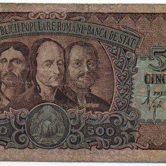 Bancnotă 500 LEI - Republica Populară Română, 1949