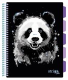 Caiet cu Spirala si Separatoare Strigo Pads Project Book PANDA A4, Dictando