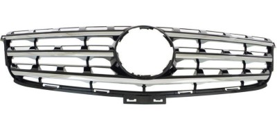 Grila radiator Mercedes Clasa ML (W166), 11.2011-09.2015, Negru, Cu Element Cromat, 16688009859040 foto
