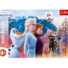 Puzzle 24 piese Maxi „Frozen 2 - Călătoria magică”