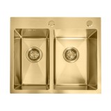 Chiuvetă inox Toby BRUSH GOLD