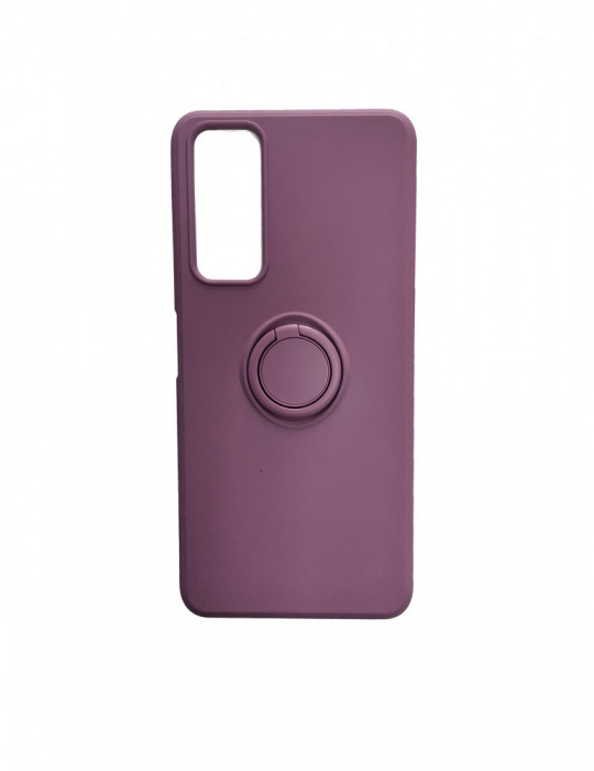 Husa Telefon Silicon Huawei P Smart 2021 Liquid Purple Ring