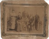 A3193N Familia Hoffmann din Timișoara, fotografie studio Ber&aacute;nek, Timișoara, secolul al XIX-lea