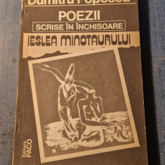 Poezii scrise in inchisoare Ieslea minotaurului Dumitru Popescu cu autograf