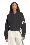 adidas Originals geacă bomber NC BOMBER JKT femei, culoarea negru, de tranzitie, JI8525