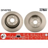 Set discuri frana Jeep Grand Cherokee 3 (Wh, 3.0 CRD, 3.0 CRD 4x4, 3.7 V6 4x4, 4.7 V8 4x4, 5.7 V8 4x4, 6.1 SRT8 4x4, 6.1 SRT8 RWD, punte spate, 350x2, Trw