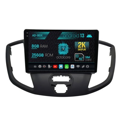 Navigatie Ford Transit (2014-2020), Android 13, X-Octacore 8GB RAM + 256GB ROM, 9.5 Inch - AD-BGX9008+AD-BGRKIT123V2 foto