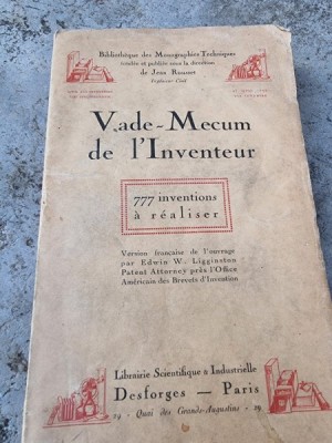 Vade-Mecum de l&amp;#039;Inventeur. 777 inventions a realiser foto
