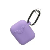 Husa Casti Kwmobile pentru Apple Airpods 1/Airpods 2, Mov, Silicon, KWM0000253D002C