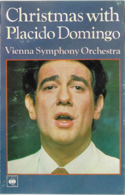 Casetă audio Placido Domingo - Christmas With, originală foto