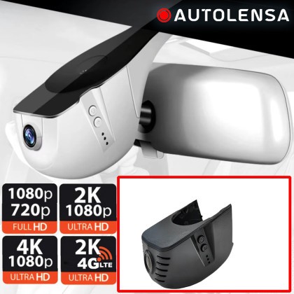 Camera DVR Audi A3 A4 A5 2015-2016, camera fata-spate 1080p-720p Autolensa, 24/7 Gri AD07 CarStore Technology