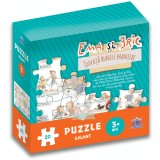 Ema si Eric invata bunele maniere - Puzzle gigant