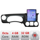 Navigatie Android Jeep Wrangler 2014-2016 cu GPS 4G WiFi Octa Core