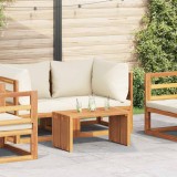 VidaXL Masă laterală pentru grădină Manual Maro 70 x 37.5 x 35.5 cm