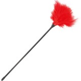 Darkness Sensations-Stilou Stimulant cu Pene Roșu 42 cm