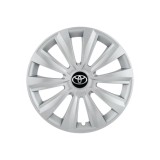 Set 4 capace roti 14 inchi (R14) Delta Gri, Compatibile Cu Toyota, Autohelix MSA