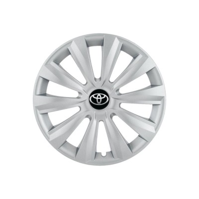 Set 4 capace roti 15 inchi (R15) Delta Gri, Compatibile Cu Toyota foto