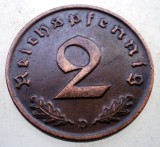2.991 GERMANIA 2 REICHSPFENNIG 1937 D, Europa, Bronz