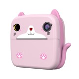 Camera Instantanee pentru Copii, Cyrax, cu Functie de Printare, Camera Frontala + Selfie, Cablu USB-C, Bluetooth, Compatibil iOS/Android, Imprimare AP