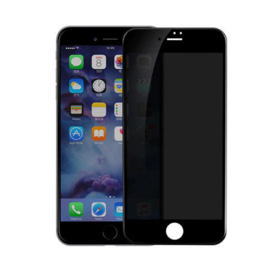 Folie Sticla Privacy compatibila cu Apple iPhone SE 3 / iPhone SE 2, 9H, 0.3MM foto