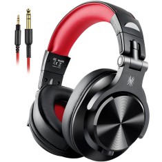 Casca OneOdio cu fir detasabil, tip over ear, utilizare profesionala, DJ, conectare prin Jack 3.5 mm | Jack 6.35 mm, difuzor 40 mm, impedanta 32 Ohm, foto