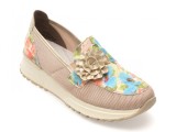 Mocasini RIEKER multicolor, N7460, din material textil