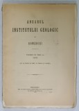 ANUARUL INSTITUTULUI GEOLOGIC AL ROMANIEI , VOLUMUL III , FASCICULA 1 CU 21 FIGURI , 18 TABLE , 2 HARTI , 1910