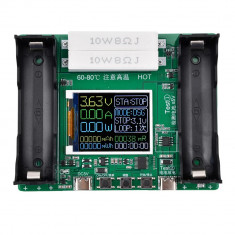 Tester 18650 cu display conector USB TYPE C