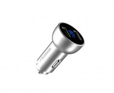 Incarcator auto Mcdodo CC-3870 3.4A Dual USB Silver foto