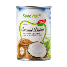 Bautura Vegetala din Nuca de Cocos Sano Vita, 400 ml, Bautura de Cocos, Bautura din Cocos, Lapte de Cocos, Lapte din Cocos, Lapte Vegetal de Cocos, La