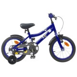 vidaXL Bicicletă pentru Copii 14 Inci pentru 3-5 ani Albastru &icirc;nchis 42009523
