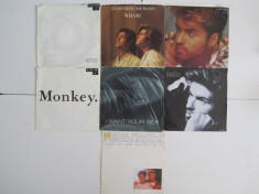 7 George Michael -Single-45 RPM-7&amp;quot; Discuri Vinil-Vinyl Lot-Colectie - Pop-Dance foto