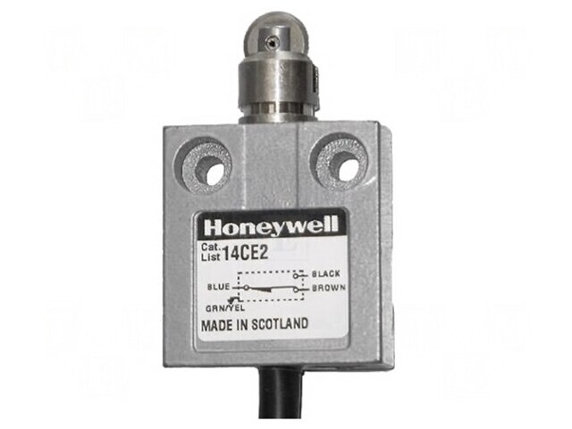 Limitator cursă rolă metalică &Oslash;12,4mm SPDT 5A
