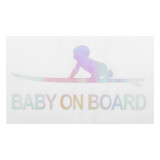 Autocolant Mașină Baby On Board 25x15cm 1202876, General