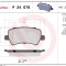 BREMBO P 24 078 PRIME LINE set placute frana,frana disc