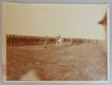 Fotografie originală &ndash; Inspecția trupelor austro-ungare pe front, Primul Război Mondial, 1916