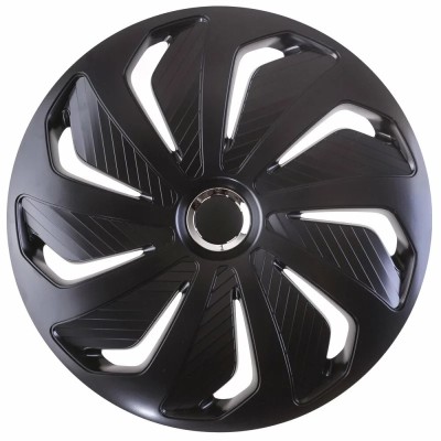 Set capace roti auto Cridem Wind RC 4buc - Negru/Crom - 16&amp;#039;&amp;#039; Garage AutoRide foto
