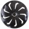 Set capace roti auto Cridem Wind RC 4buc - Negru/Crom - 14&#039;&#039; Garage AutoRide