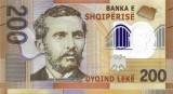 ALBANIA █ bancnota █ 200 Leke █ 2017 (2019) █ Seria AA █ POLYMER █ UNC