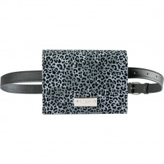 Light Grey Animal Print Limited Edition Leather Belt bag foto