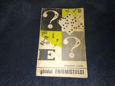 GHEORGHE SANDA - GHIDUL ENIGMISTULUI foto