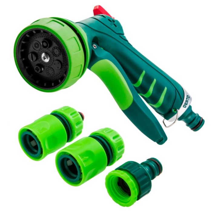 Set pistol de stropire cu 7 functii si conectori 1/2 inchi