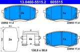 ATE 13.0460-5515.2 set placute frana,frana disc