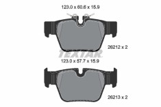 TEXTAR 2621201 Q+ set placute frana,frana disc