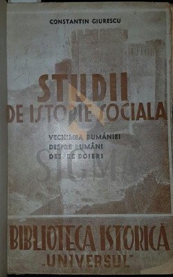 STUDII DE ISTORIE SOCIALA foto